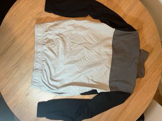 Chándal Puma Negro Gris Blanco