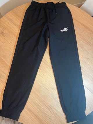 Chándal Puma Negro Gris Blanco