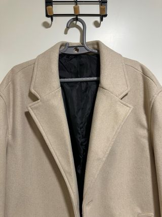 Abrigo largo beige