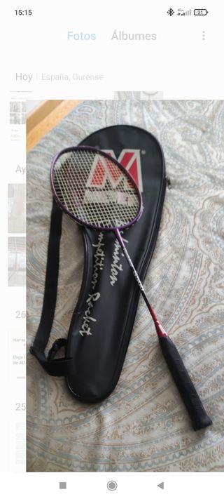 Raqueta de bádminton MEYER con funda