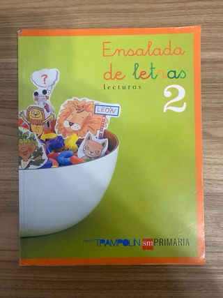 Lecturas: Ensalada de letras. 2 Primaria.Trampolín