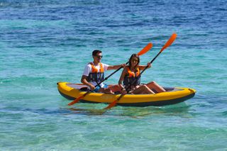 Kayak canoa hinchable travesía X100+ drop stitch fondo alta