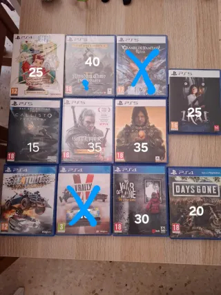 Lote Videojuegos PS4 y PS5 (Precintados)