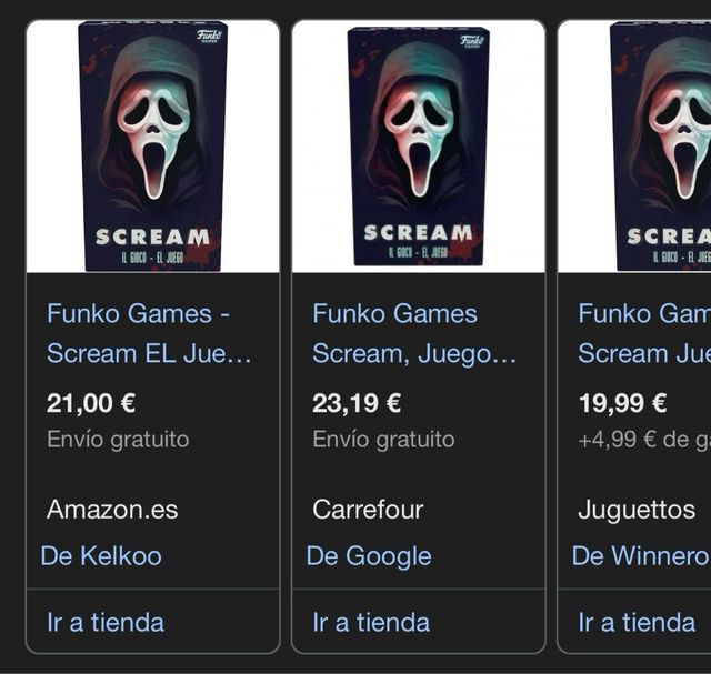 SCREAM Juego de Mesa