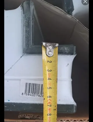 Bloque paves de cristal para esquina 19cm 8cm gros