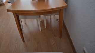 Mesa comedor extensible madera