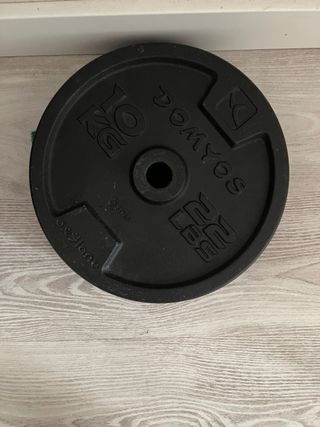 Disco de pesa 10 kg Domyos