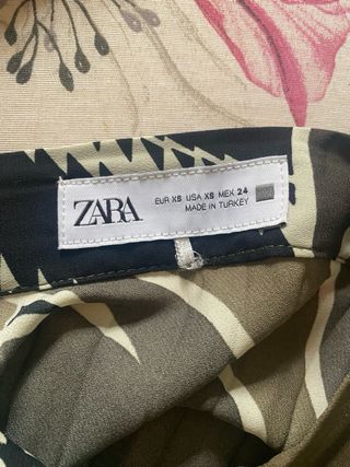 Falda Zara Estampada Talla Única