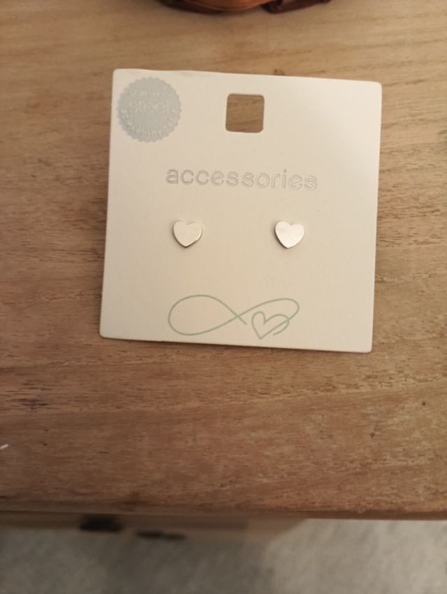 Pendientes Corazón 
Acero Inoxidable