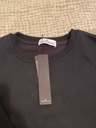 Sudadera Stone Island Negra Talla M