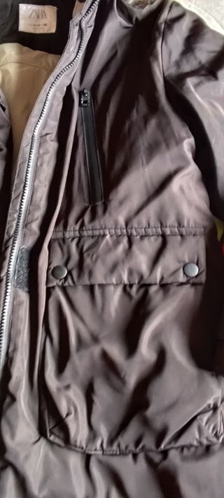 Cazadora negra niño Zara talla 11-12
