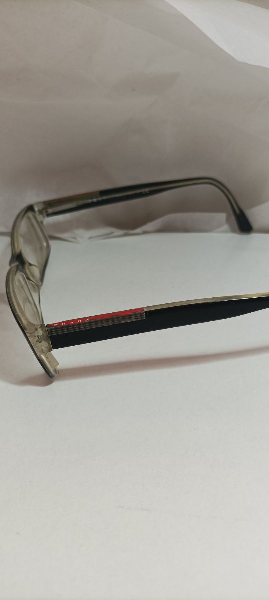 Montura Gafas Prada Negra y Gris