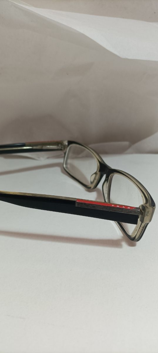 Montura Gafas Prada Negra y Gris