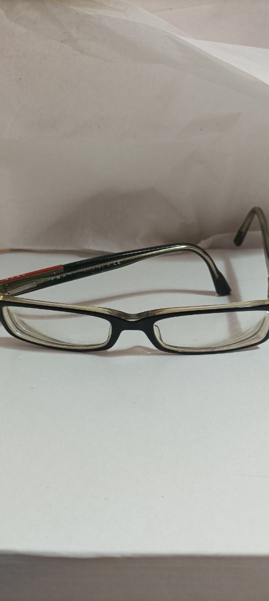 Montura Gafas Prada Negra y Gris