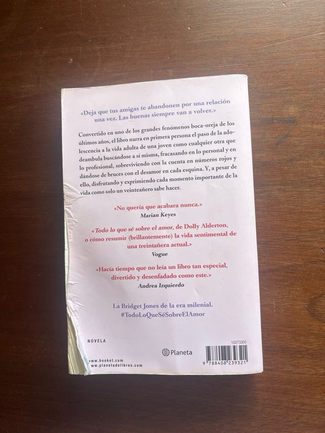 Todo lo que sé sobre el amor