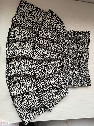 Falda estampada lunares talla única