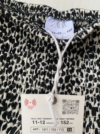 Falda estampada lunares talla única