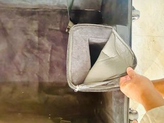 Maleta gigante con ruedas negra