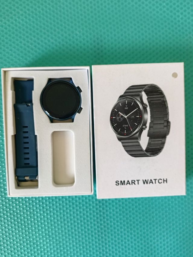 Smartwatch Blu/Argento