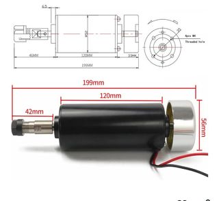 Fresadora CNC 199mm