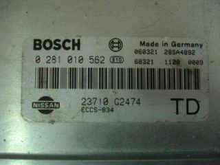 Centralita del motor Nissan Cabstar 23710G2474 TD 23710G2474TD 0281010562