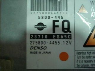 Centralita del motor Nissan X-Trail 5800445 FQ 5800445FQ 23710ES65C 275800-4455