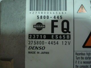 Centralita del motor Nissan X-Trail 5800445 FQ 5800445FQ 23710ES65B 2758004454