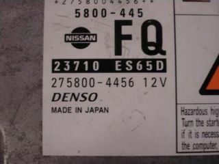 Centralita del motor Nissan X-TRAIL 23710 ES65D 23710ES65D 2758004456 5800445 FQ
