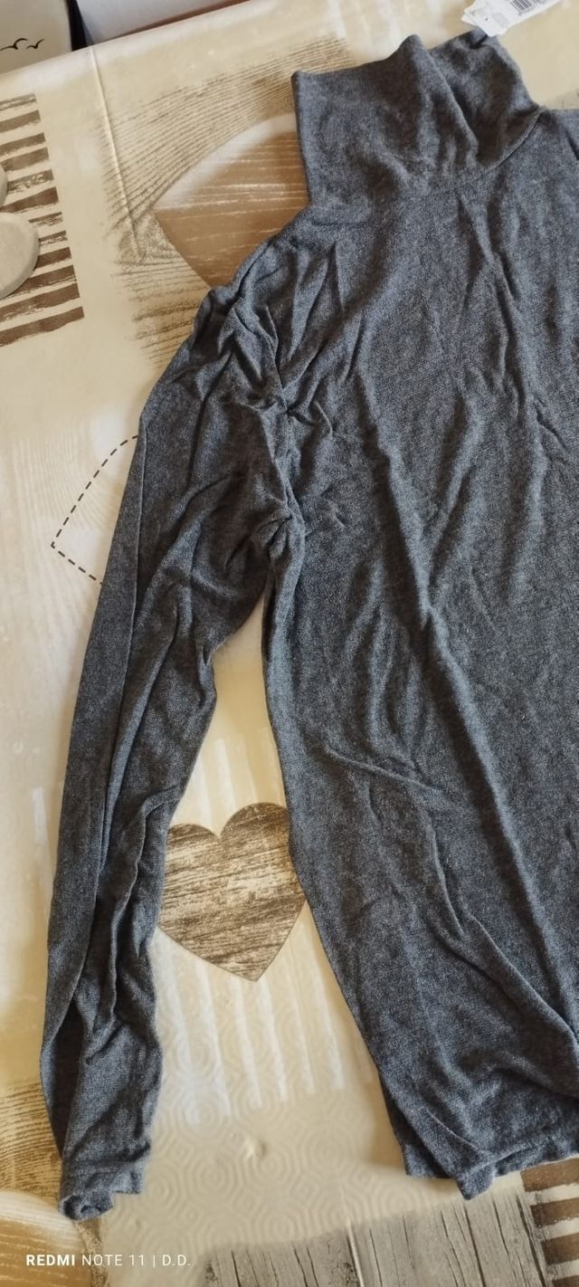 Maglia collo alto Yamamay antracite cashmere