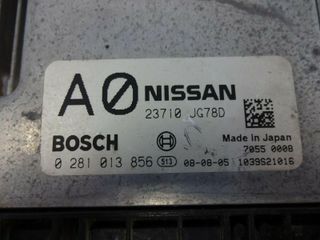 Centralita del motor Nissan X-Trail AO 0281013856 23710JG78D 23710-JG78D