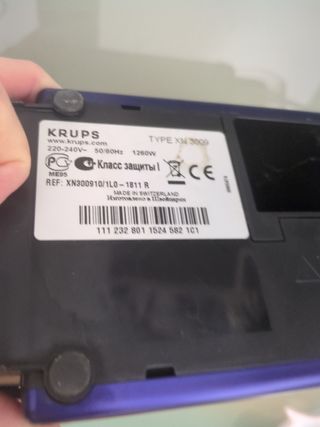 Cafetera Cápsulas Krups