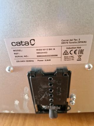 Placa de inducción Cata 90 cm