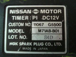 Centralita Nissan Vanette 11067G5500 M71ABB01 11067 G5500