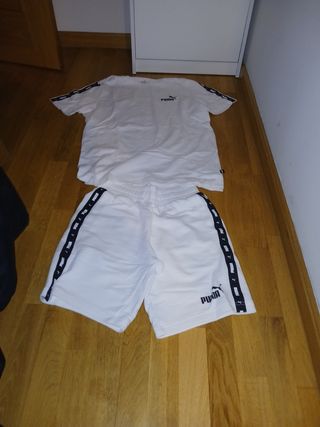 Conjunto Puma camiseta y pantalón corto