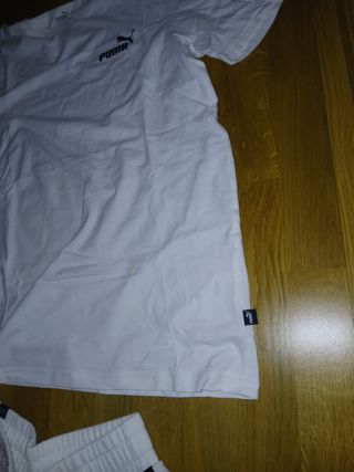 Conjunto Puma camiseta y pantalón corto
