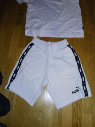 Conjunto Puma camiseta y pantalón corto