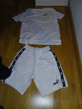 Conjunto Puma camiseta y pantalón corto