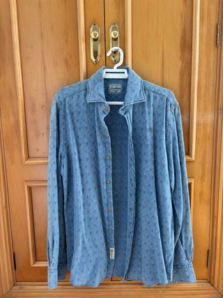 Camisa Scalpers Azul Talla 40