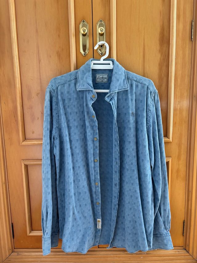 Camisa Scalpers Azul Talla 40
