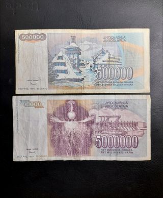 Billetes de Yugoslavia