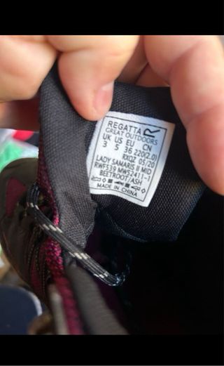 Botas REGATTA MONTAÑA/Trekking  T36 PERFECTAS 20€