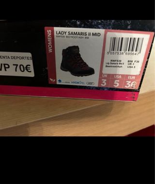 Botas REGATTA MONTAÑA/Trekking  T36 PERFECTAS 20€