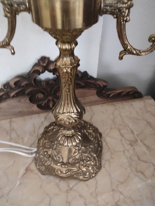 Lámpara de mesa Vitang dos focos