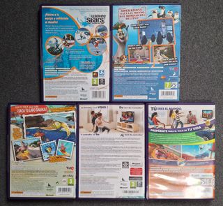 Lote de 5 juegos Xbox 360 Kinect 