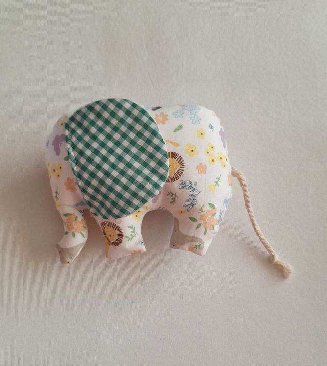 Peluche elefante sensorial infantil