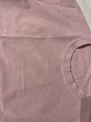 Camiseta Acne Studios Rosa Mujer