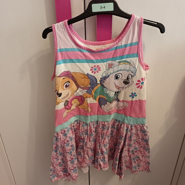 Vestido niña Paw Patrol 3-4 años