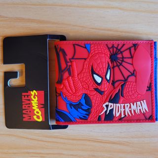 Billetera Spiderman Roja y Azul