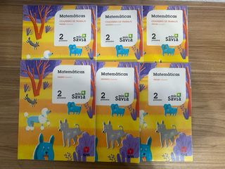 Libros 2º primaria Matemáticas SM más Savia