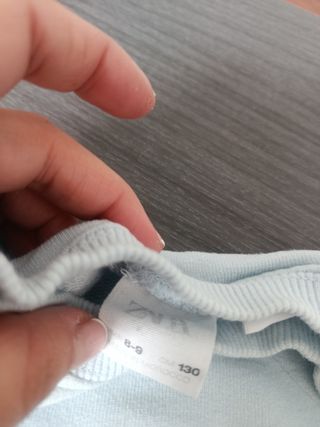Sudadera niña azul con dibujo Stitch
